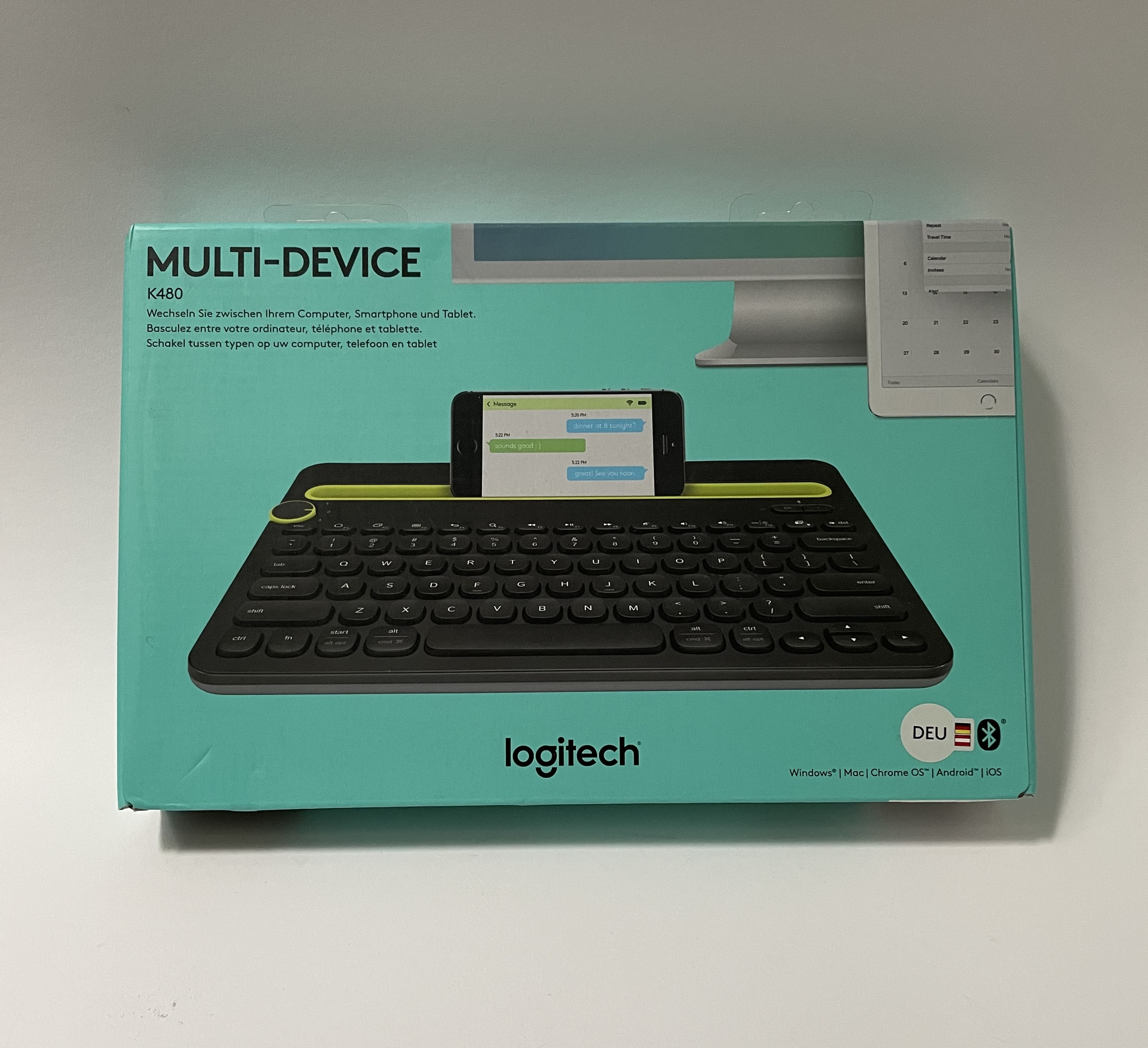 Logitech Multi-Device Keyboard K480 Bluetooth /  Windows | Mac  | Android | iOS