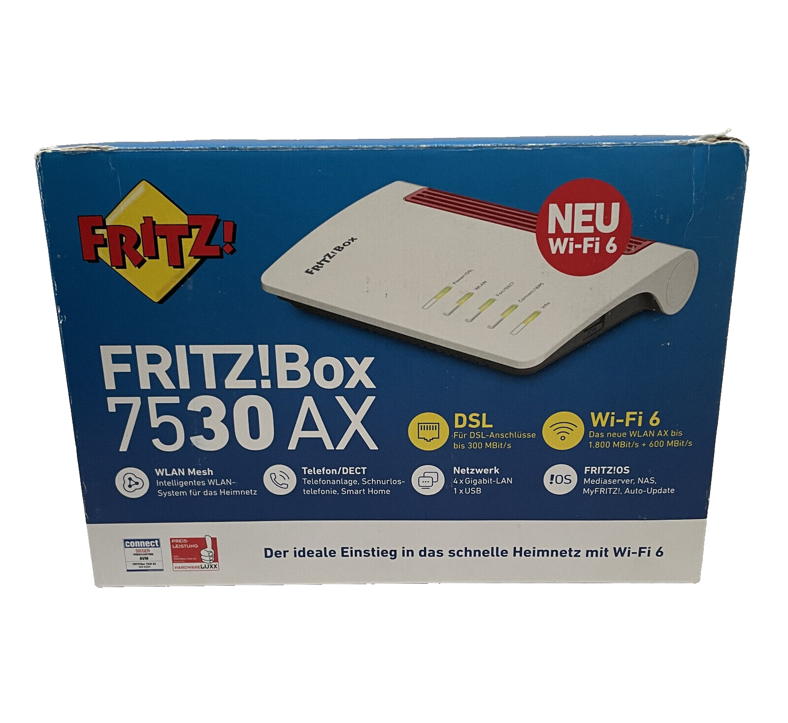 AVM FRITZ!Box 7530 AX DSL WLAN Router 