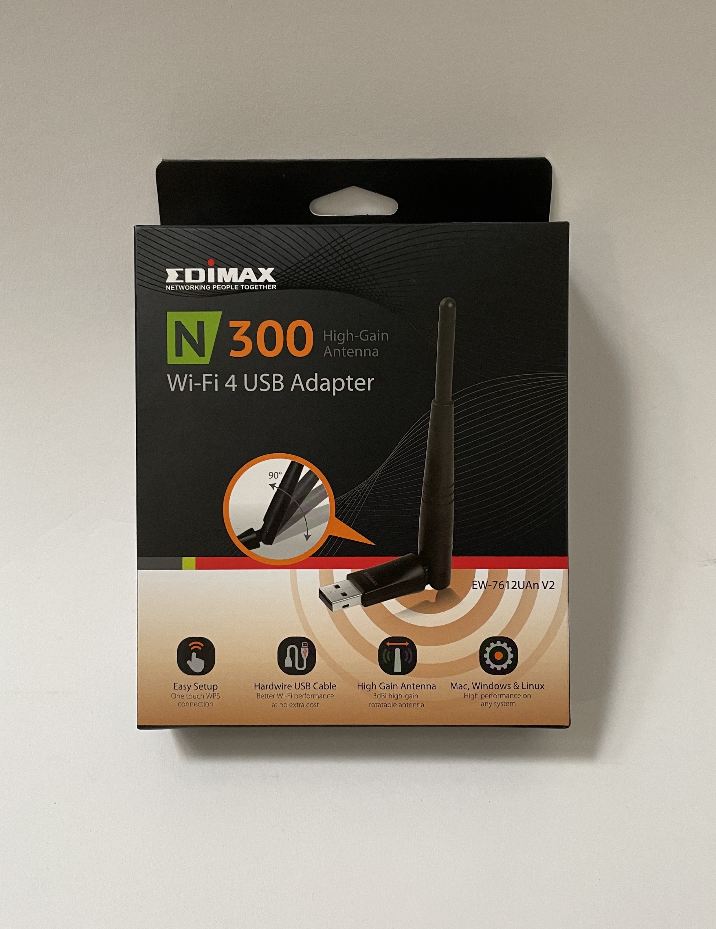 Edimax N300 WIFI 4 USB Adapter EW-7612UAn V2